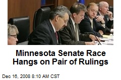 Minnesota Senate Race Hangs on Pair of Rulings