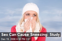 Sex Can Cause Sneezing: Study