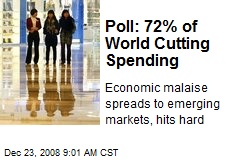 Poll: 72% of World Cutting Spending