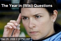 The Year in (Wiki) Questions