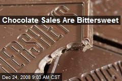 Chocolate Sales Are Bittersweet