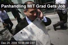 Panhandling MIT Grad Gets Job
