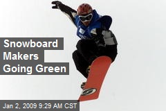 Snowboard Makers Going Green