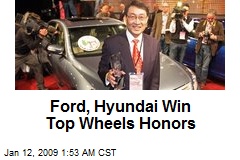 Ford, Hyundai Win Top Wheels Honors