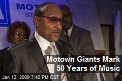 Motown Giants Mark 50 Years of Music