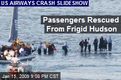 Passengers Rescued From Frigid Hudson