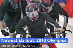 Newest Bailout: 2010 Olympics