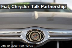 Fiat, Chrysler Talk Partnership