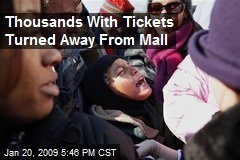 Thousands With Tickets Turned Away From Mall