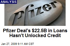 Pfizer Deal's $22.5B in Loans Hasn't Unlocked Credit
