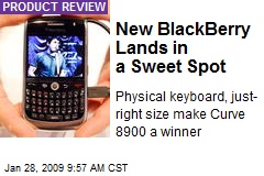 New BlackBerry Lands in a Sweet Spot