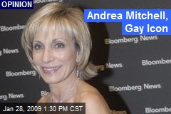 Andrea Mitchell, Gay Icon