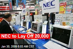 NEC to Lay Off 20,000