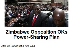 Zimbabwe Opposition OKs Power-Sharing Plan