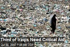 Third of Iraqis Need Critical Aid