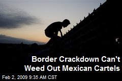 Border Crackdown Can't Weed Out Mexican Cartels