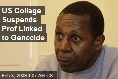 US College Suspends Prof Linked to Genocide