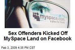 Sex Offenders Kicked Off MySpace Land on Facebook