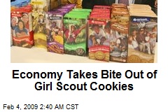 Economy Takes Bite Out of Girl Scout Cookies