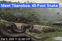 Meet Titanoboa, 45-Foot Snake