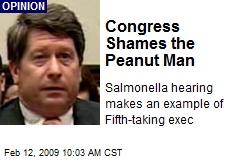 Congress Shames the Peanut Man