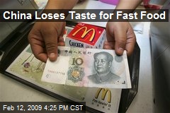 China Loses Taste for Fast Food