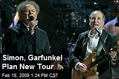 Simon, Garfunkel Plan New Tour