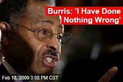 Burris: 'I Have Done Nothing Wrong'
