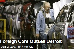 Foreign Cars Outsell Detroit