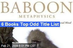 6 Books Top Odd Title List