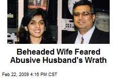 Beheaded Wife Feared Abusive Husband's Wrath