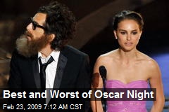 Best and Worst of Oscar Night