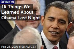 15 Things We Learned About Obama Last Night