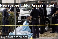 Newspaper Editor Assassinated