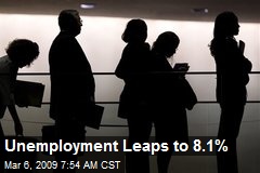 Unemployment Leaps to 8.1%