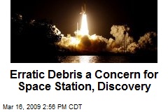 Erratic Debris a Concern for Space Station, Discovery