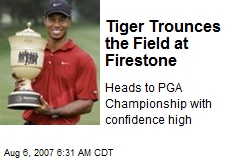 Tiger Trounces the Field at Firestone