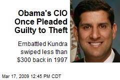Obama's CIO Once Pleaded Guilty to Theft
