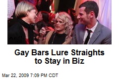 Gay Bars Lure Straights to Stay in Biz