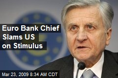 Euro Bank Chief Slams US on Stimulus