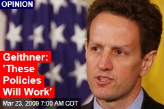 Geithner: 'These Policies Will Work'