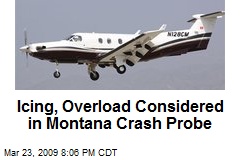 Icing, Overload Considered in Montana Crash Probe