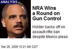 NRA Wins a Round on Gun Control