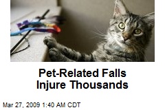 Pet-Related Falls Injure Thousands