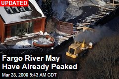 Fargo River May Have Already Peaked