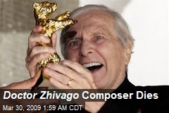 Doctor Zhivago Composer Dies