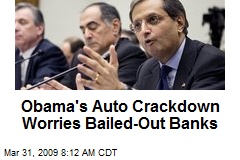Obama's Auto Crackdown Worries Bailed-Out Banks