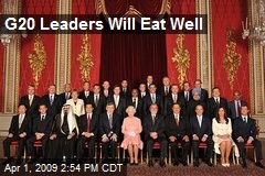 G20 Leaders Will Eat Well