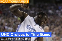 UNC Cruises to Title Game