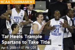 Tar Heels Trample Spartans to Take Title